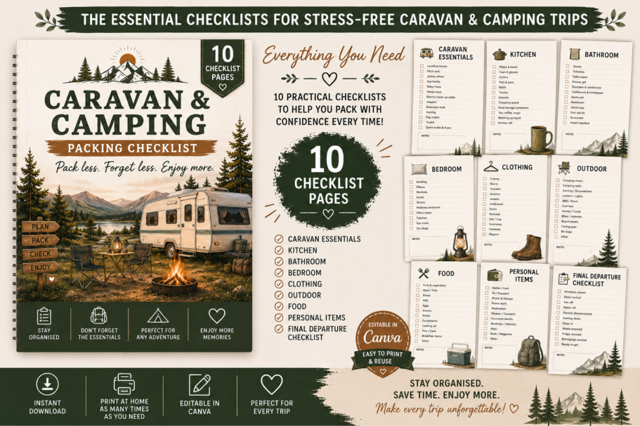 🚐 Caravan & Camping Packing Checklist 🚐 Caravan & Camping Packing Checklist
